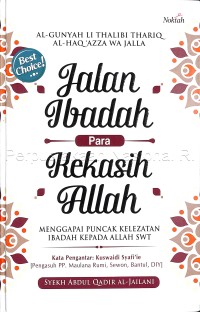 Jalan ibadah para kekasih Allah