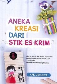 Aneka kreasi dari stik es krim